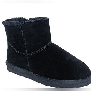 BearPaw Black Ankle Boots